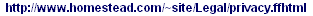 Click to visit Homestead Technologies, Inc. Privacy Policy